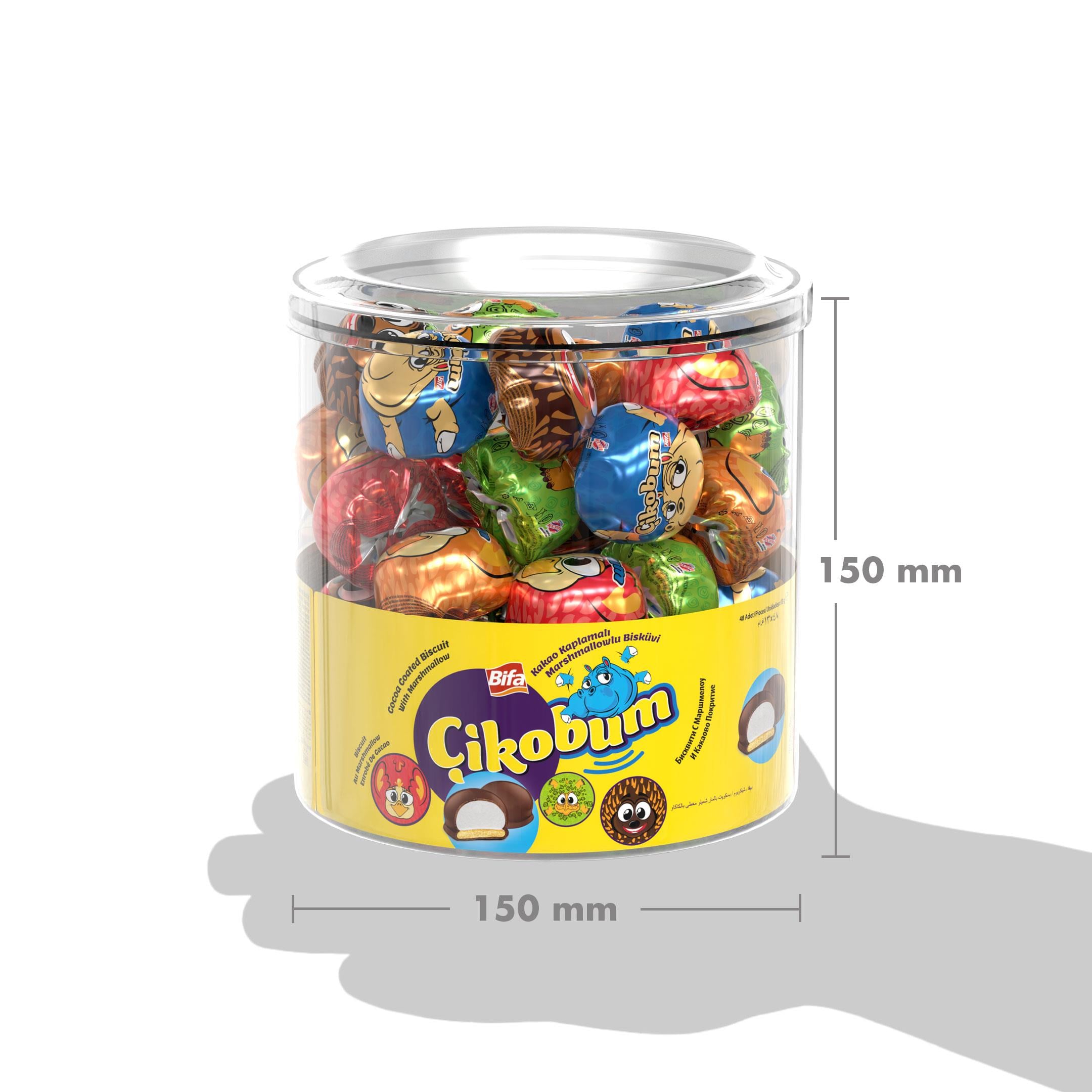 Bifa Çikobum Kaplamalı Marshmallowlu Bisküvi 13 gr x 48 Adet