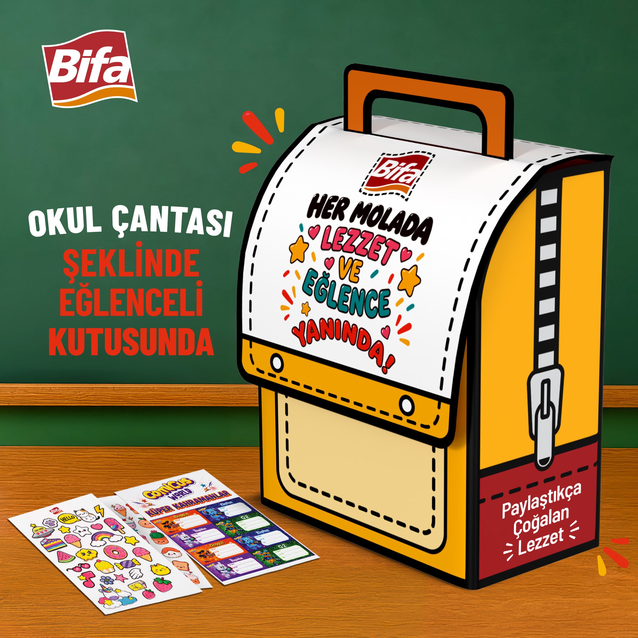 Bifa Eğlenceli Okul Molası Paketi – 18’li