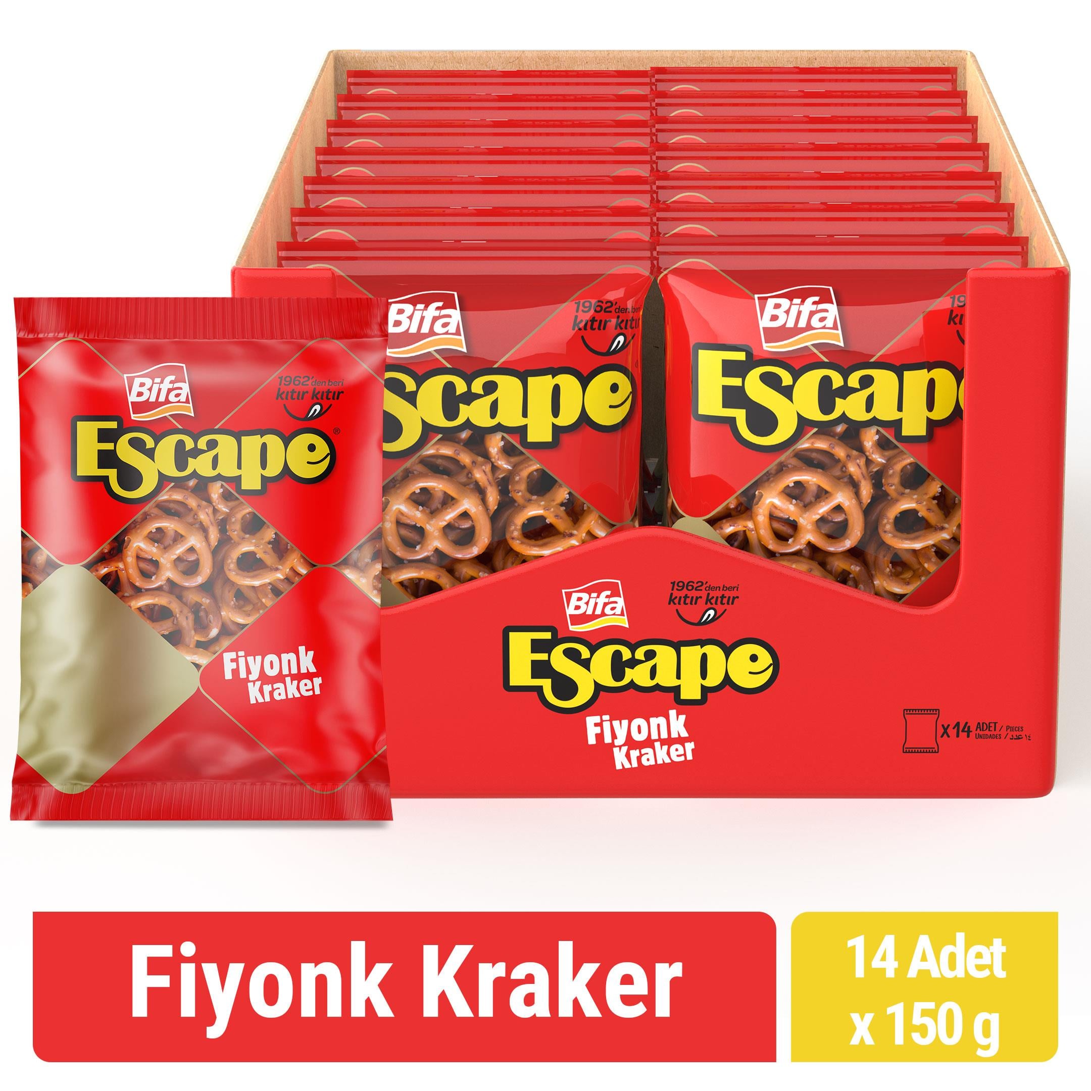 Bifa Escape Fiyonk Kraker 150 gr x 14 Adet