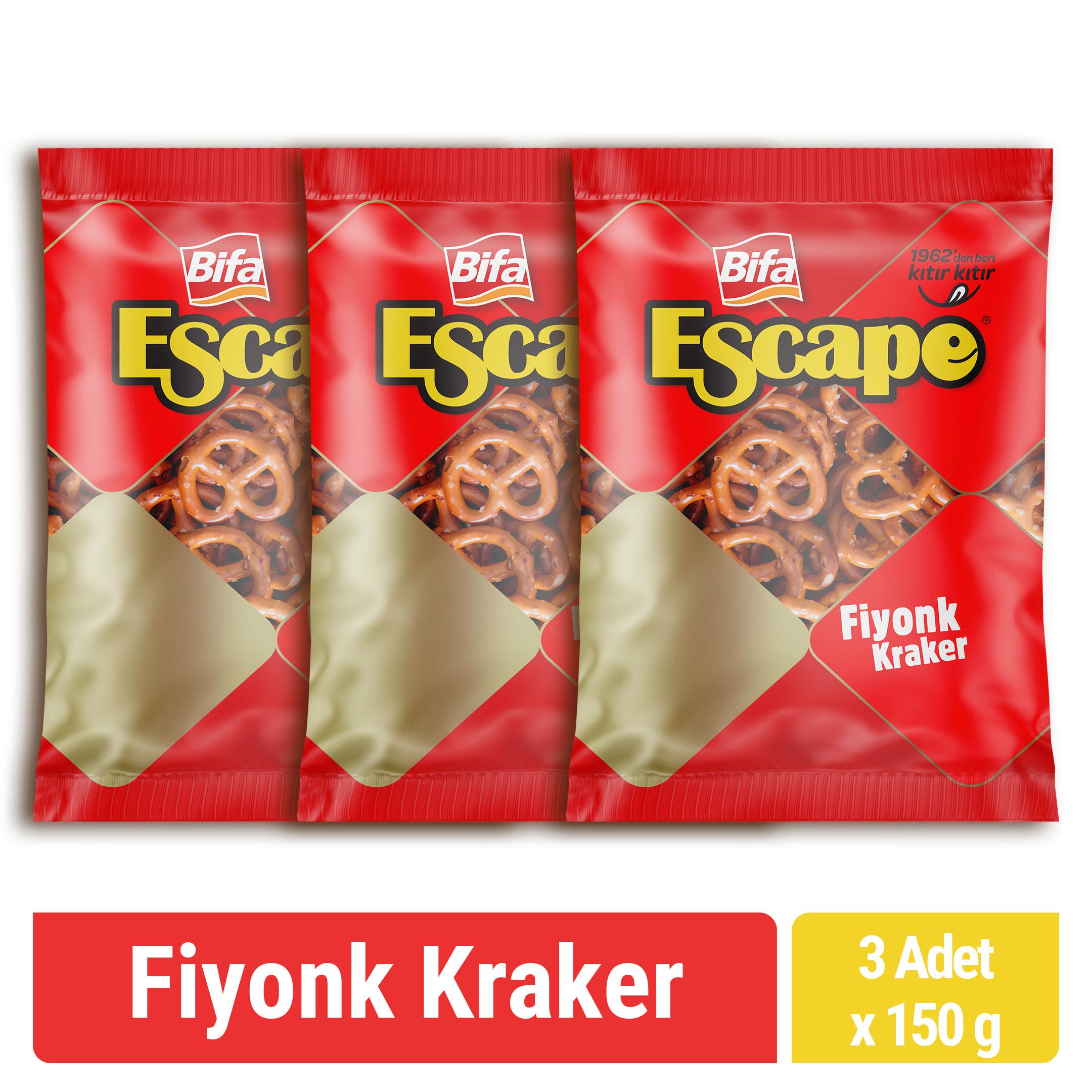 Bifa Escape Fiyonk Kraker 150 gr x 3 Adet