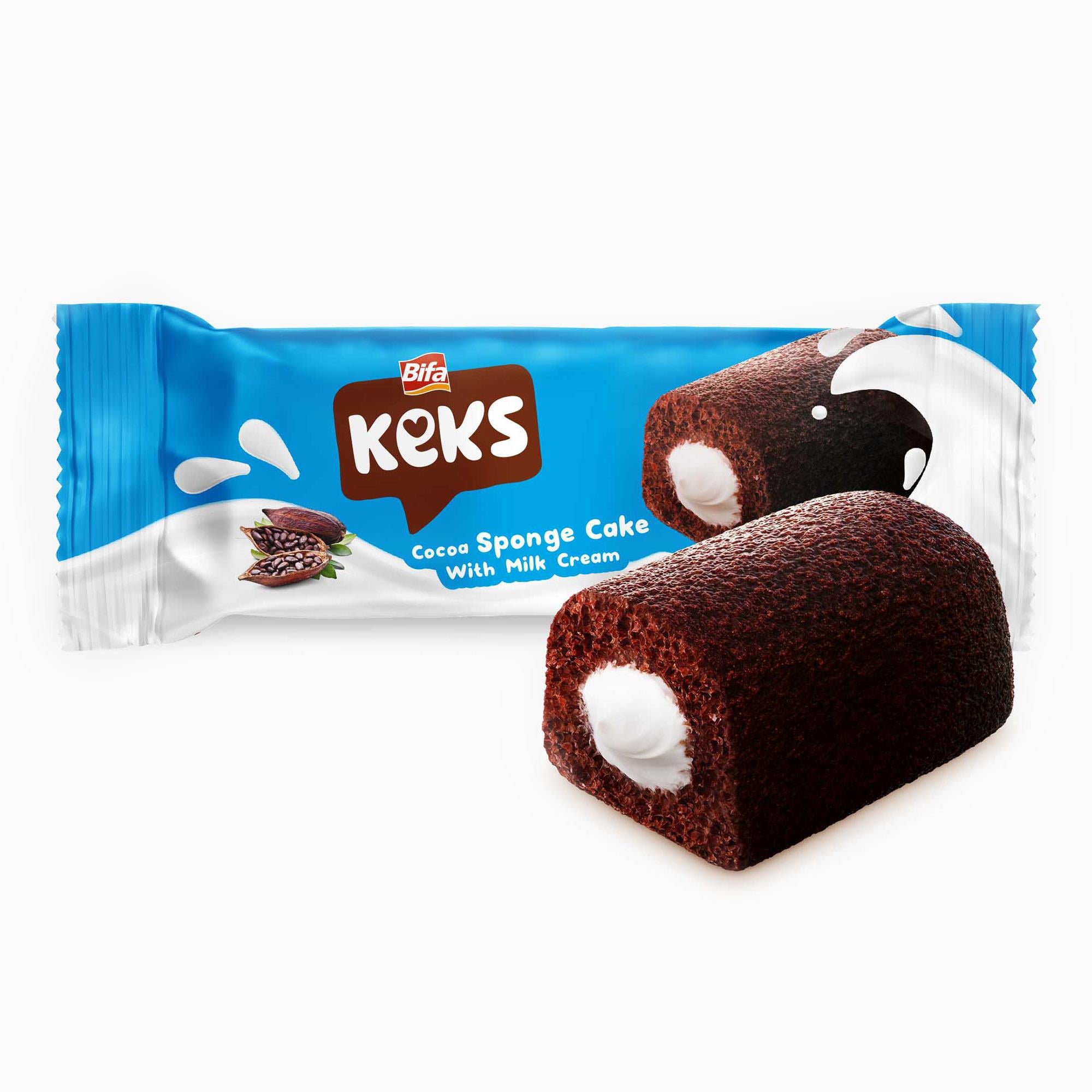 Bifa Keks Sponge Kek Kakaolu 45 gr x 24 adet