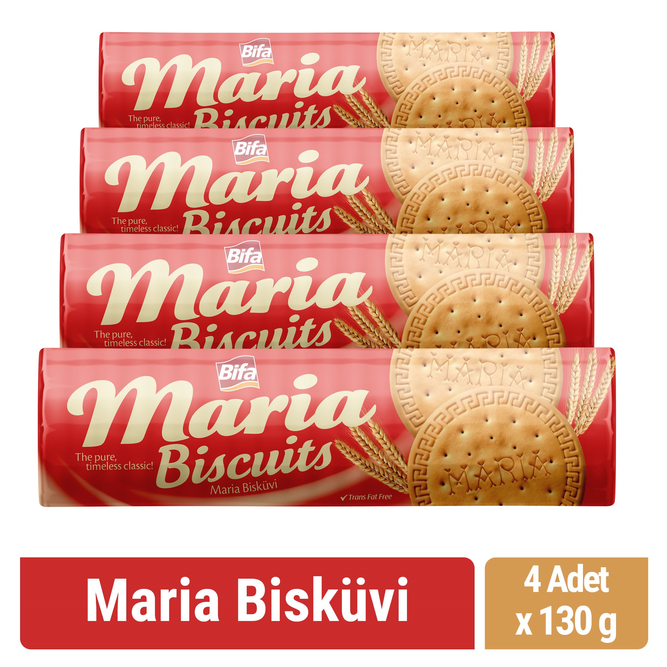 Bifa Maria Bisküvi 130 gr x 4 Adet