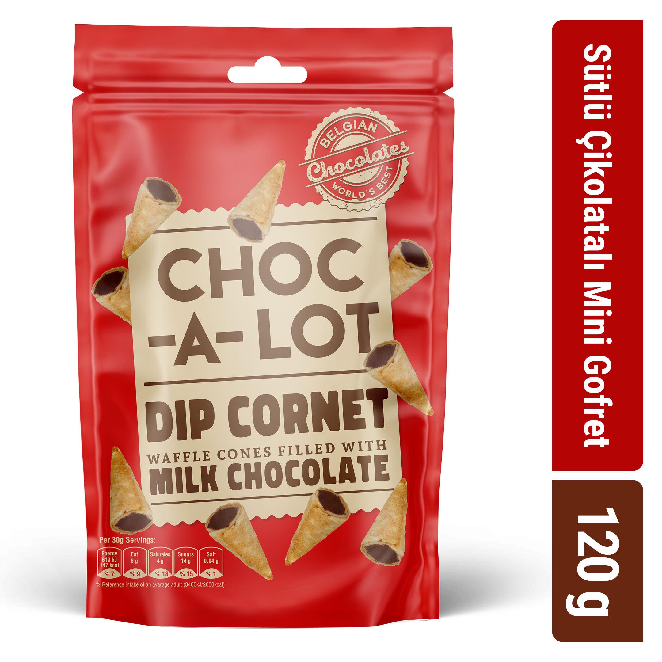 Choc-A-Lot Mini Gofret Sütlü Çikolatalı 120 gr