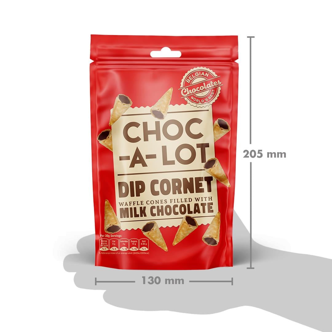 Choc-A-Lot Mini Gofret Sütlü Çikolatalı 120 gr