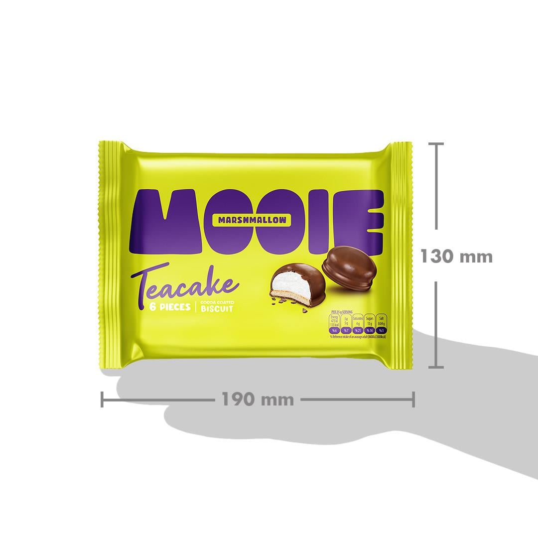 Mooie Kakao Kaplamalı Marshmallowlu Bisküvi 90 gr x 4 Adet