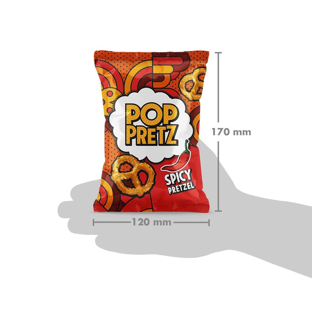 Bifa Escape Poppretz Spicy Bow Cracker Spicy 50 gr x 6 Pieces