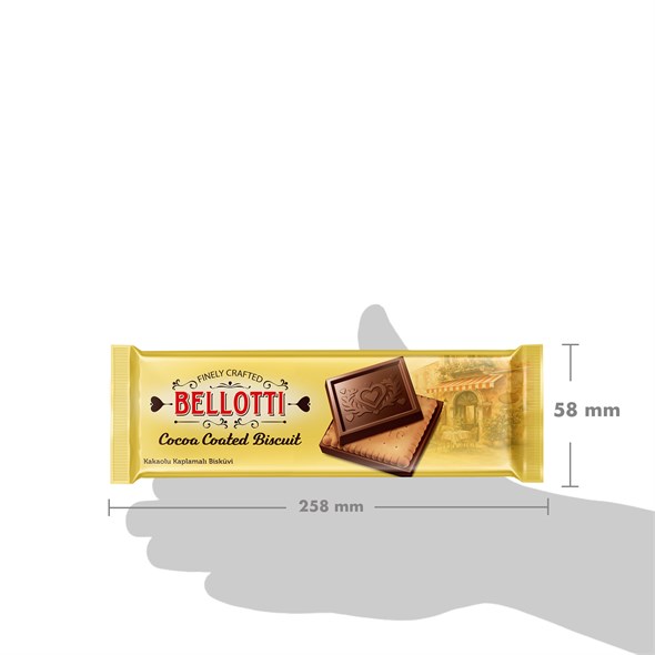 Bellotti Kakao Kaplamalı Bisküvi 102 gr