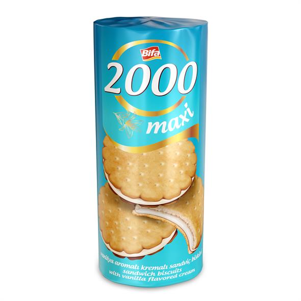 Bifa 2000 Vanilyalı Kremalı Sandviç Bisküvi 500gr