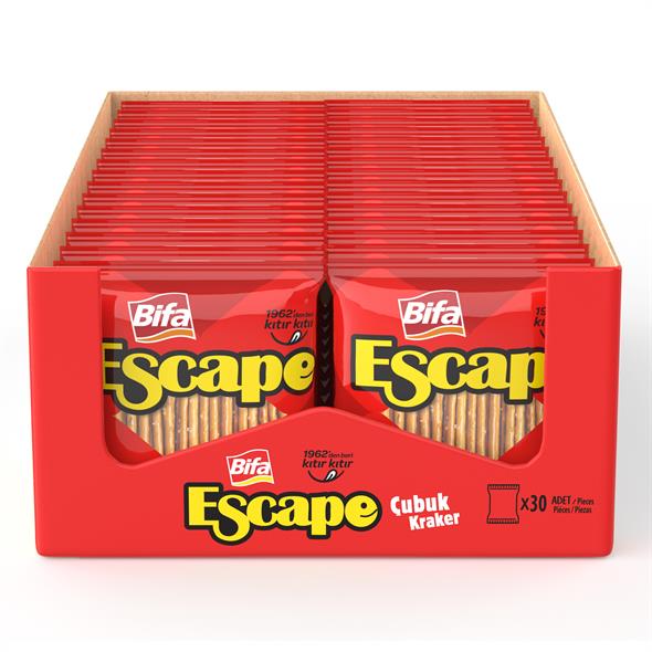 Bifa Escape Tuzlu Çubuk Kraker 150 gr x 30 Adet