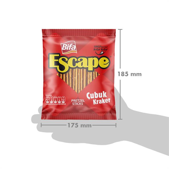 Bifa Escape Tuzlu Çubuk Kraker 150 gr x 3 Adet