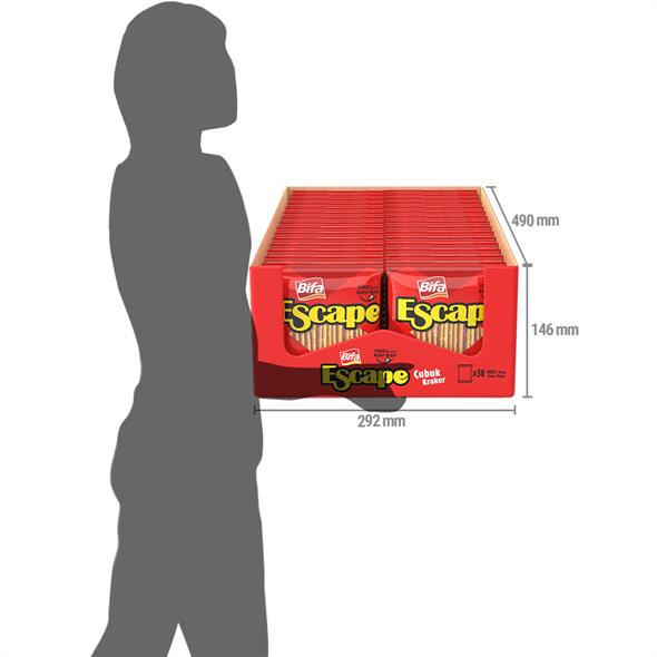 Bifa Escape Tuzlu Çubuk Kraker 150 gr x 30 Adet