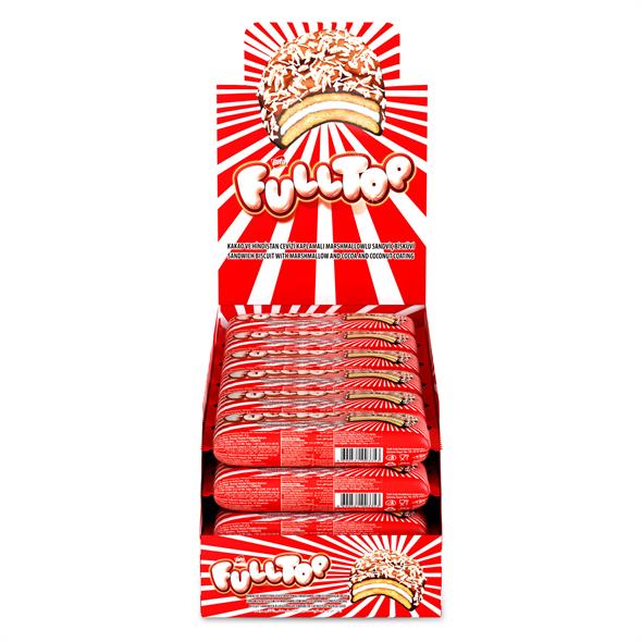 Bifa Fulltop Kakao Ve Hindistan Cevizi Kaplamalı Marshmallowlu Sandviç Bisküvi 50 gr x 24 Adet
