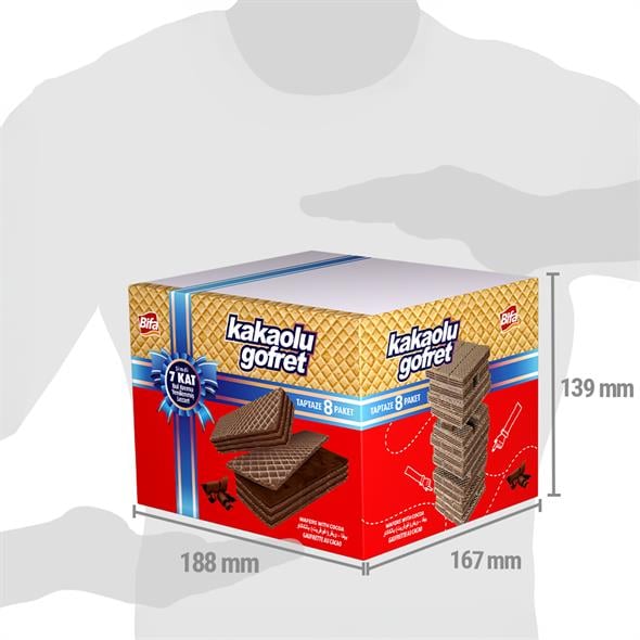 Bifa Kakaolu Gofret 1000 gr