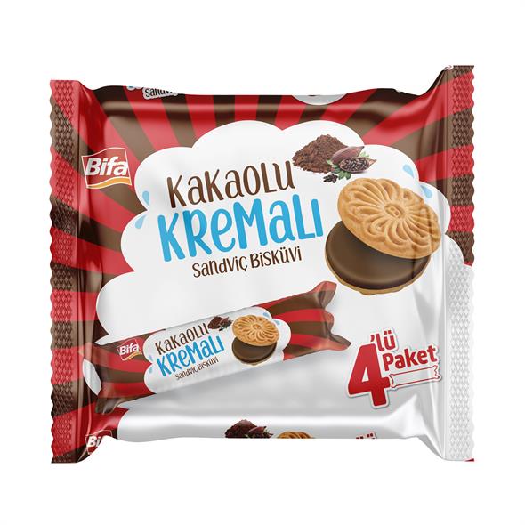 Bifa Kakaolu Kremalı Sandviç Bisküvi 240 gr x 2 adet