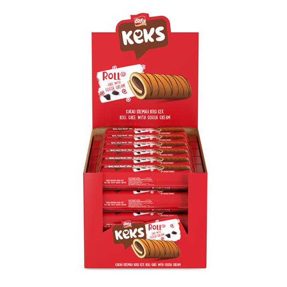 Bifa Keks Kakao Kremalı Rulo Kek 50 gr x 24 Adet