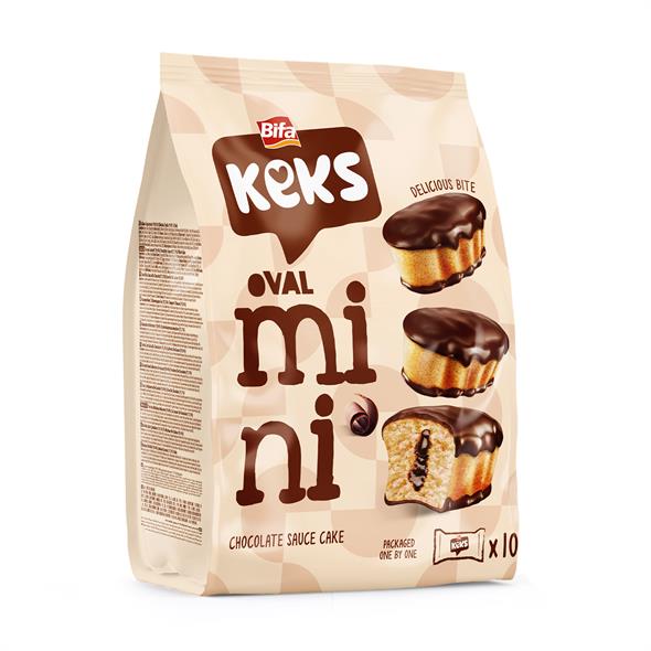 Bifa Keks Mini Oval Kek Çikolatalı 170 gr x 2 Adet