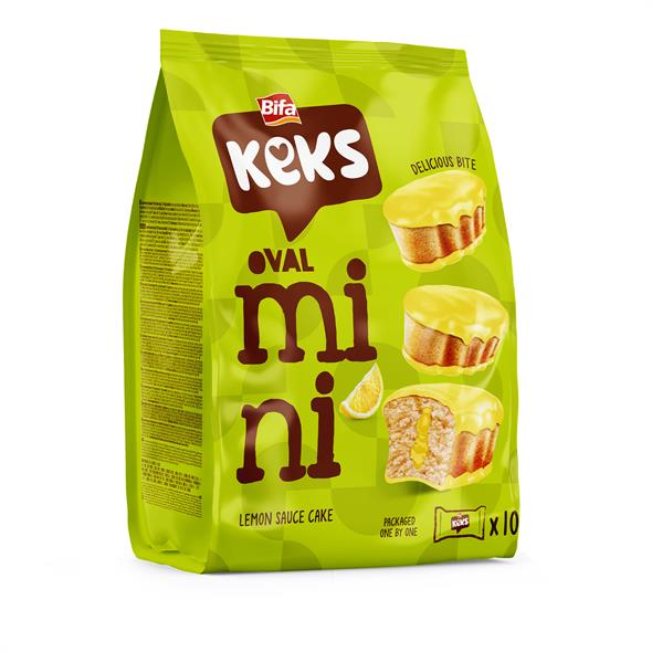 Bifa Keks Mini Oval Kek Limonlu 170 gr x 2 Adet