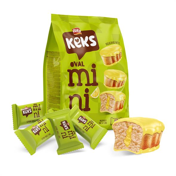Bifa Keks Mini Oval Kek Limonlu 170 gr x 2 Adet