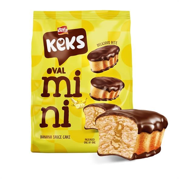 Bifa Keks Mini Oval Kek Muzlu 170 gr x 2 Adet
