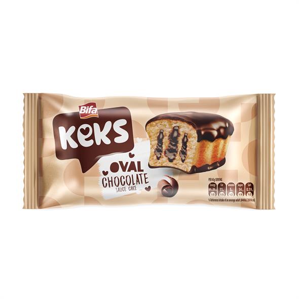 Bifa Keks Oval Kek Çikolatalı 45 gr x 24 Adet