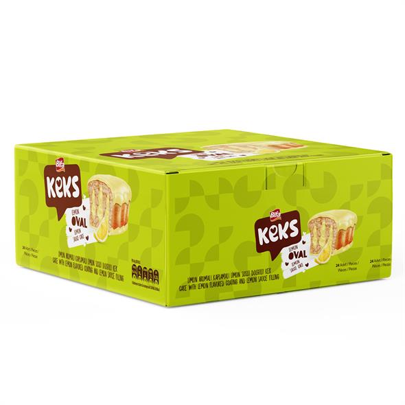 Bifa Keks Oval Cake with Lemon 45 g x 24 Pieces