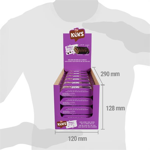 Bifa Keks Rulo Kek Kakao Kremalı 40gr x 24 adet