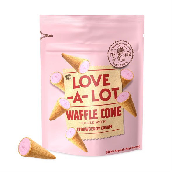 Love-A-Lot Mini Kornet 3lü Tadım Serisi 55 gr x 3 adet