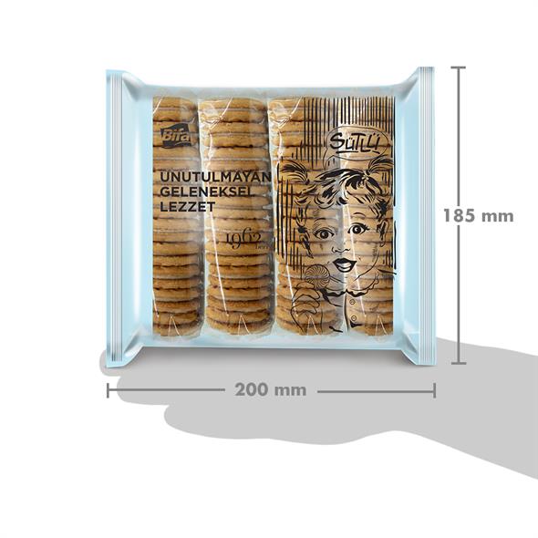 Bifa Nostalji Sütlü Kremalı Sandviç  Bisküvi 1080 gr
