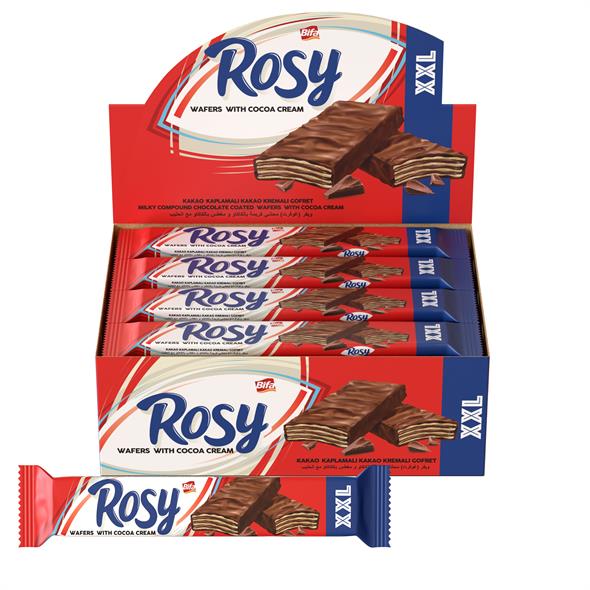 Bifa Rosy Kakao Kaplamalı Kakao Kremalı Gofret 70 gr x 24 Adet