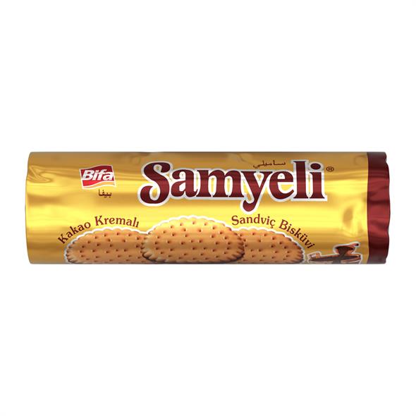 Bifa Samyeli Kakao Kremalı Sandviç Bisküvi  150 gr x 3 Adet