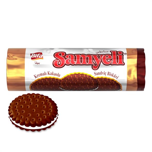 Bifa Samyeli Kremalı Kakaolu Sandviç Bisküvi 150 gr 3 Adet