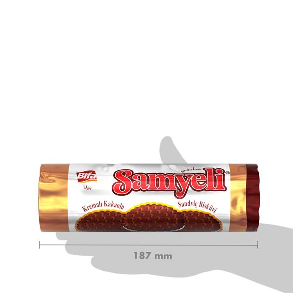 Bifa Samyeli Kremalı Kakaolu Sandviç Bisküvi 150 gr 3 Adet
