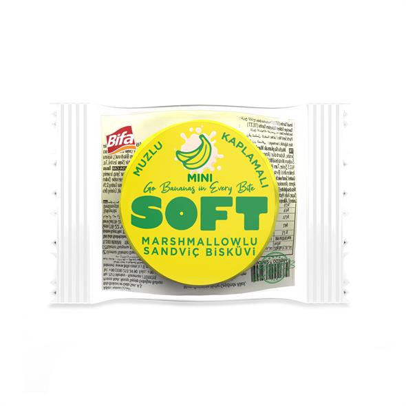 Bifa Soft Muzlu Marshmallowlu Mini Boy Bisküvi 12 gr x 40 Adet