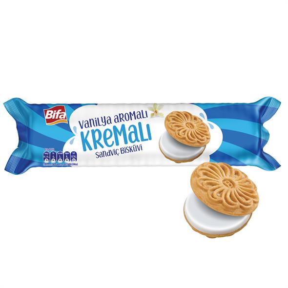Bifa Vanilyalı Kremalı Sandviç Bisküvi 240 gr x 2 adet