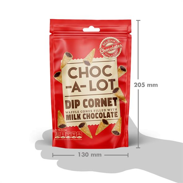 Choc-A-Lot Mini Gofret Sütlü Çikolatalı 120 gr