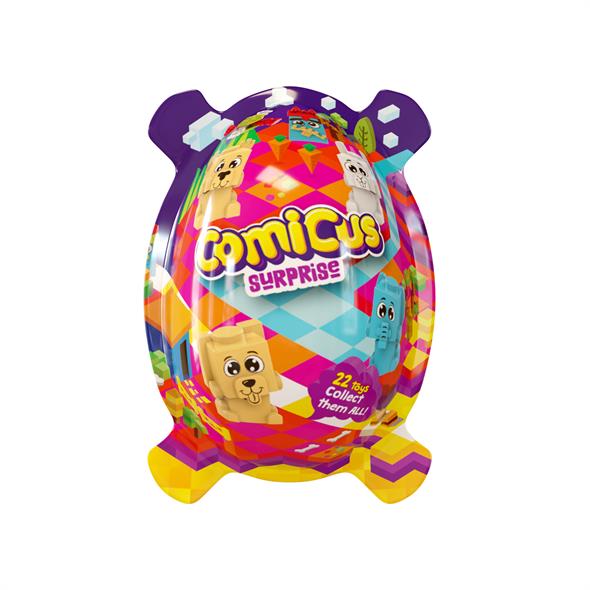 Comicus Surprise Oyuncaklı Sürpriz Yumurta Kakao ve Süt Kremalı Gevrek 20gr x 4 adet