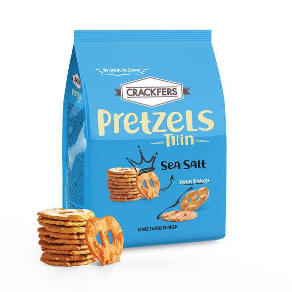 Crackfers Pretzel Deniz Tuzlu 200 gr x 2 Adet