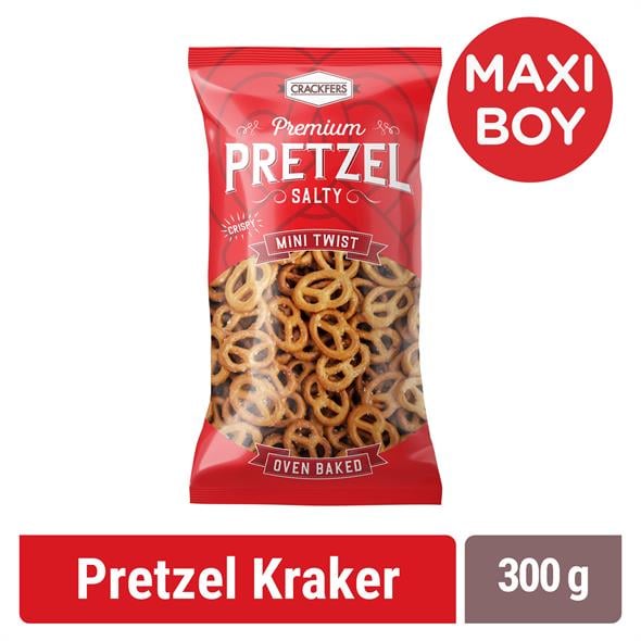 Crackfers Pretzel Maxi Boy Kraker 300 gr