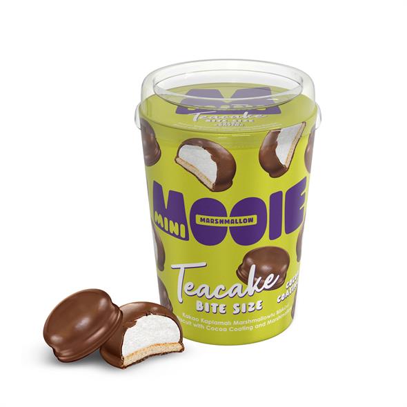 Mooie Teacake Kakao Kaplamalı  Marshmallowlu Bisküvi 125 gr x 2 Adet