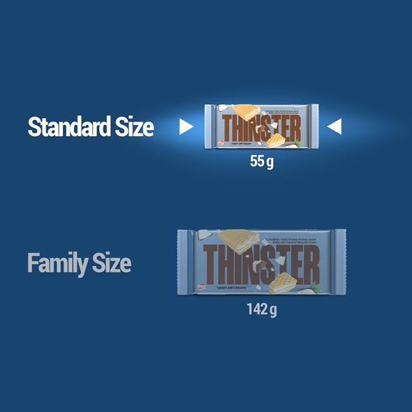 Thinster Hindistan Cevizli Kremalı Gofret 55 gr x 4 adet