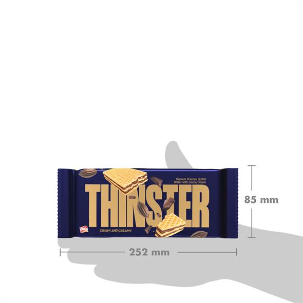 Thinster Kakaolu Kremalı Büyük Boy Gofret 142 gr x 2 adet