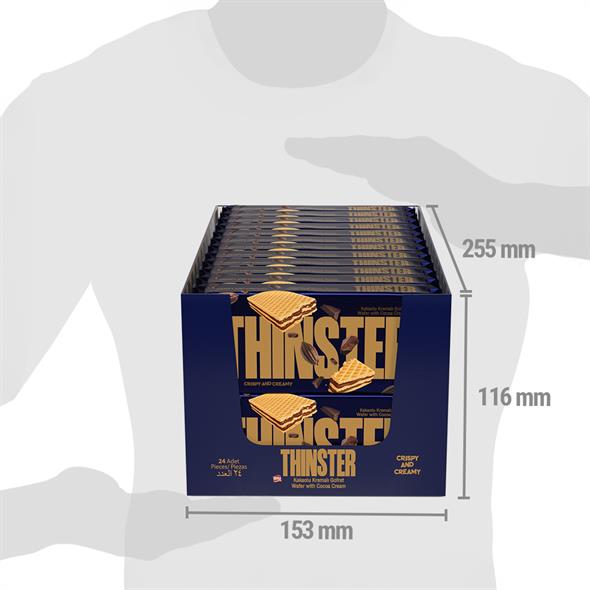 Thinster Kakaolu Kremalı Gofret 55 gr x 24 adet