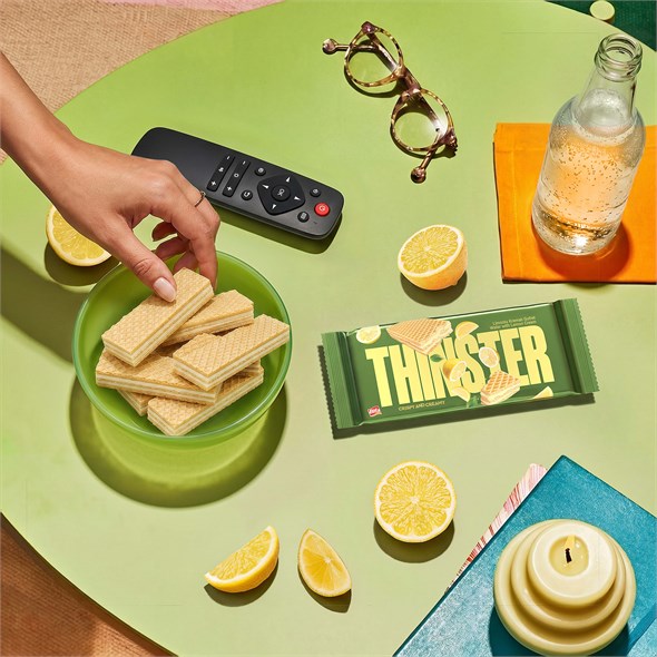 Thinster Limonlu Kremalı Gofret 55 gr x 4 adet