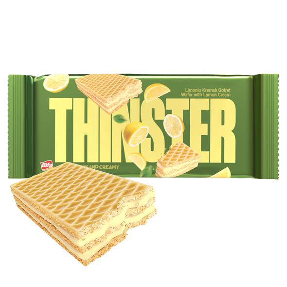 Thinster Limonlu Kremalı Gofret 55 gr x 4 adet