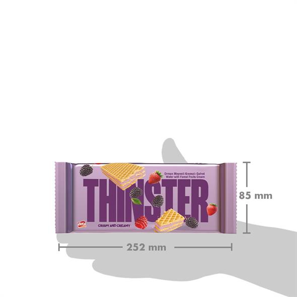 Thinster Orman Meyveli Kremalı Büyük Boy Gofret 142 gr x 2 adet