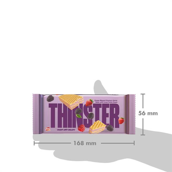 Thinster Orman Meyveli Kremalı Gofret 55 gr x 24 adet