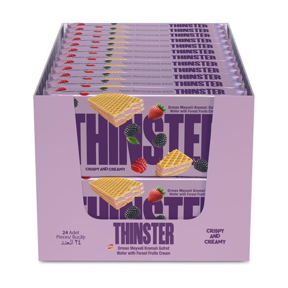 Thinster Orman Meyveli Kremalı Gofret 55 gr x 24 adet