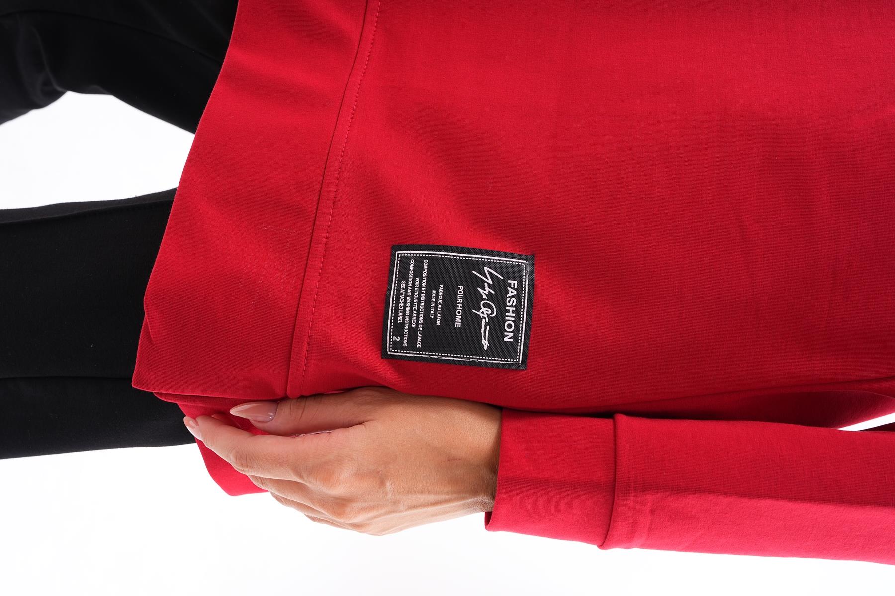 Kadın Sweat-Tunik Pantolon İkili Spor Takım KIRMIZI Kadın Sweat-Tunik Pantolon İkili Spor Takım KIRMIZI