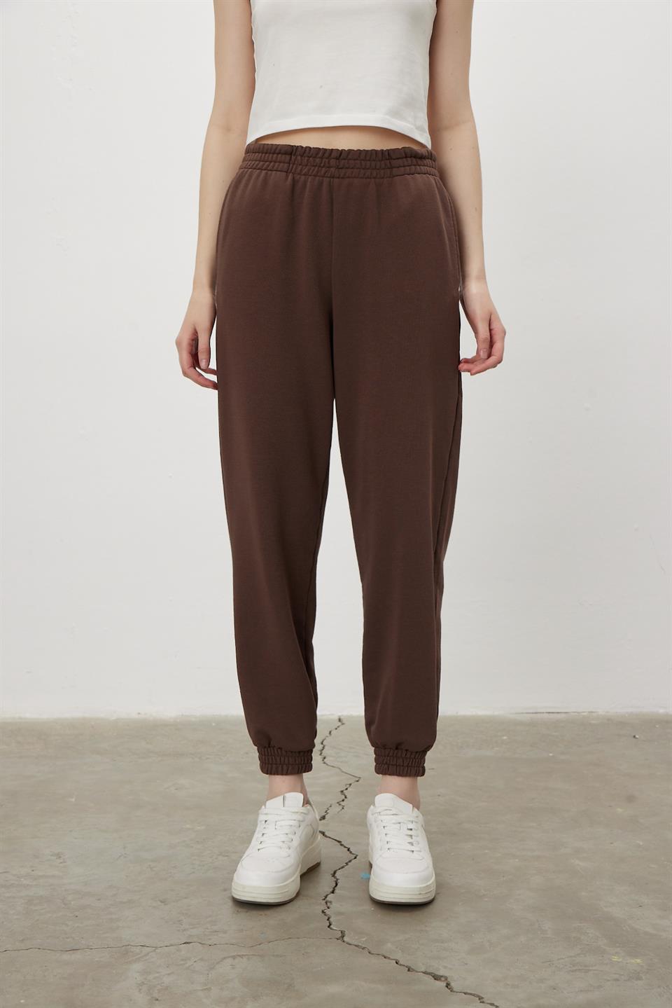 BF041 - Kadın Cepli Jogger Eşofman Altı -TUBİA