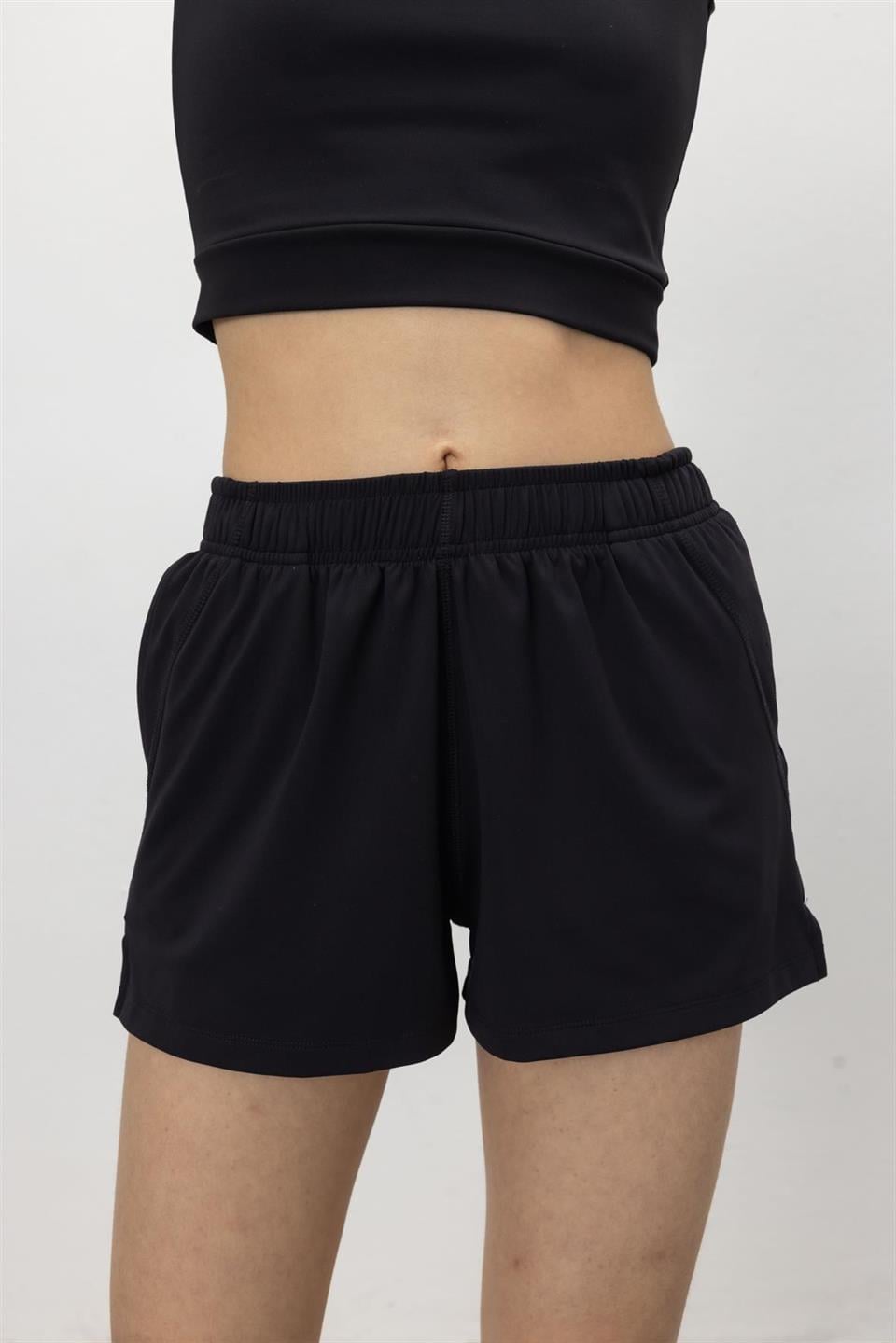 Siyah Spor Şort
